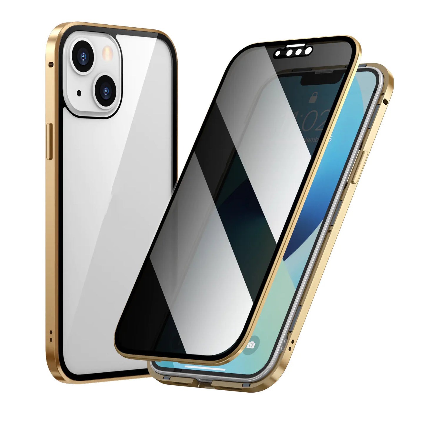 High Definition Double-sided Magnetic Glass Phone Case