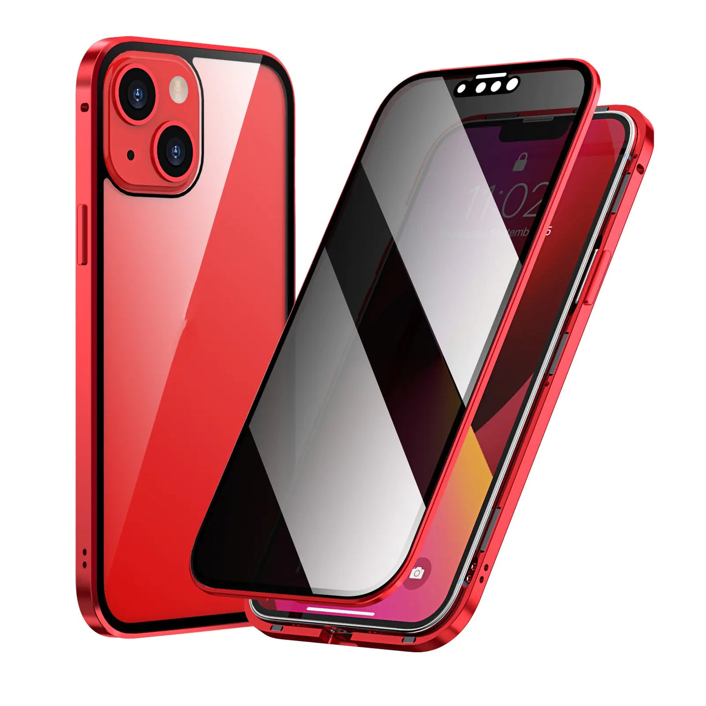 High Definition Double-sided Magnetic Glass Phone Case